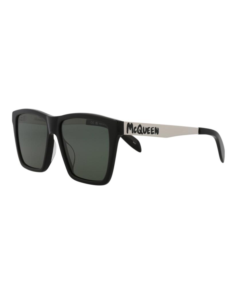 Alexander McQueen Square-Frame Acetate Sunglasses