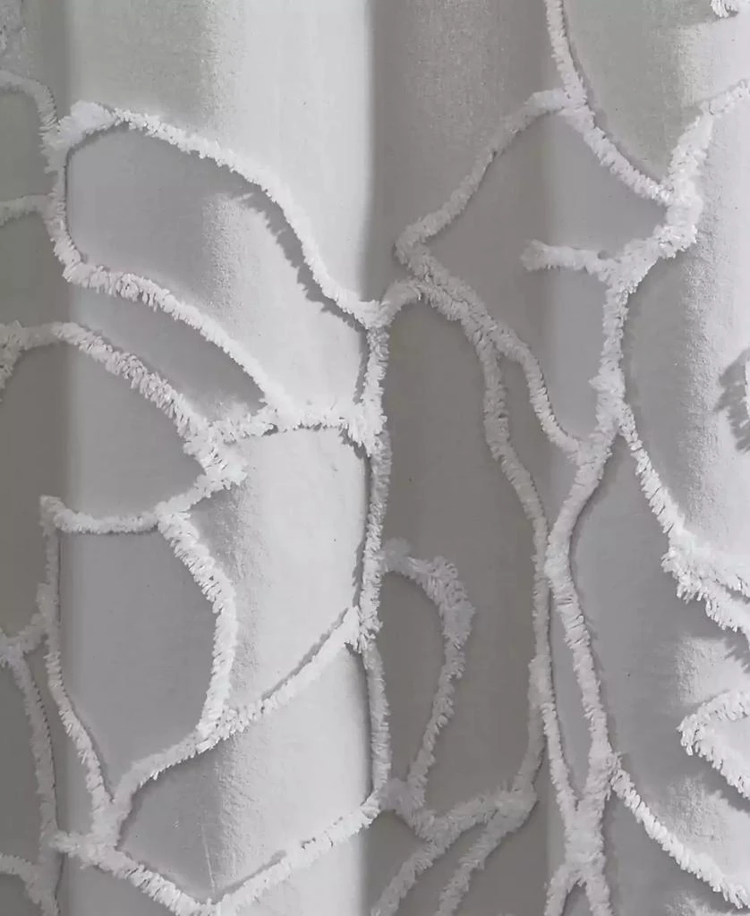 Peri Home Chenille Rose Shower Curtain, 72" x 72" 4