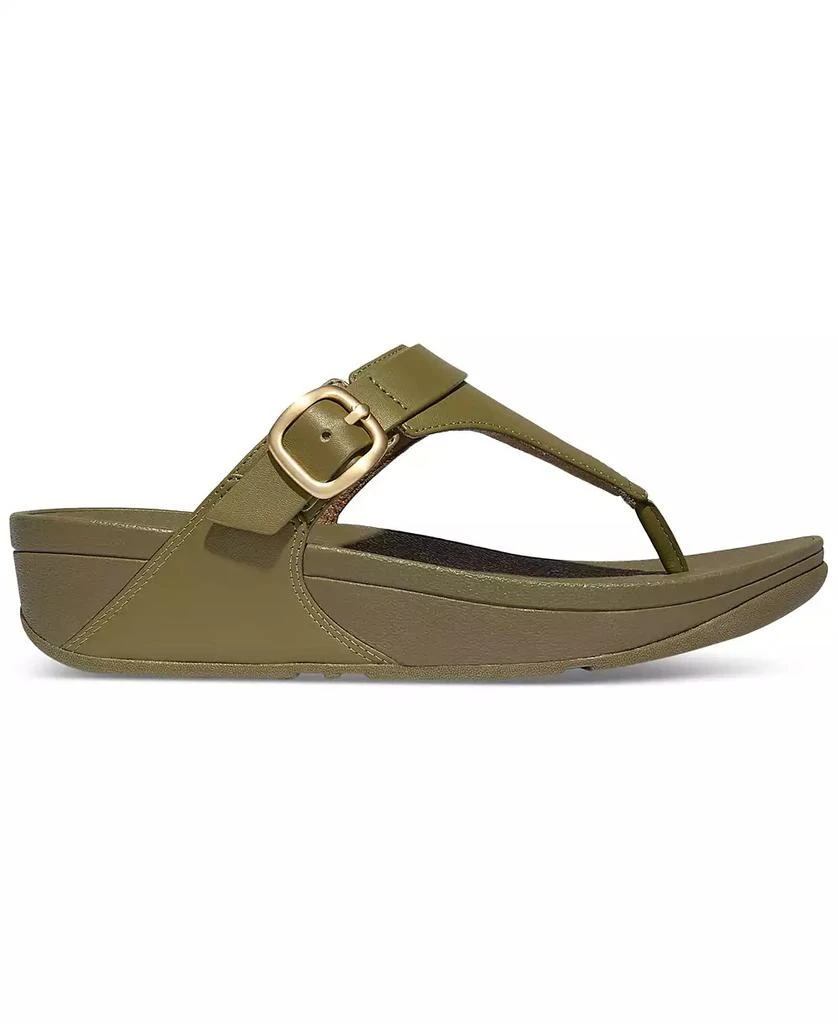 FitFlop Women's Lulu Adjustable Leather Toe-Post Sandals 2