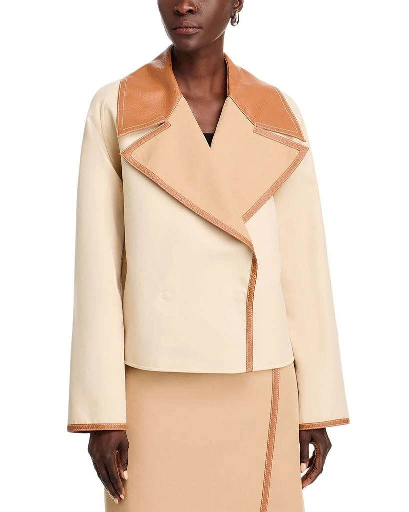 Lafayette 148 New York Reversible Wide Notch Lapel Jacket 8