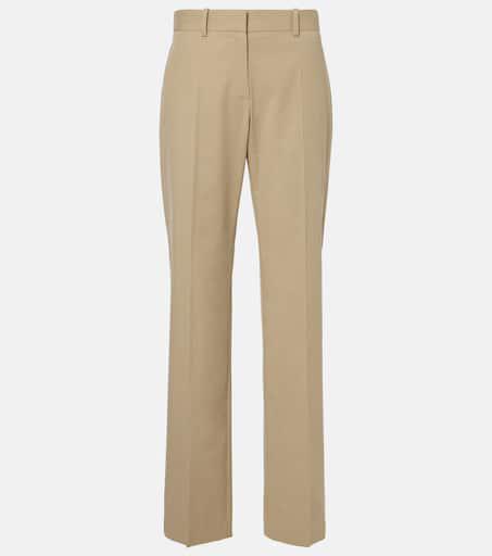 The Row Selvie cotton straight pants