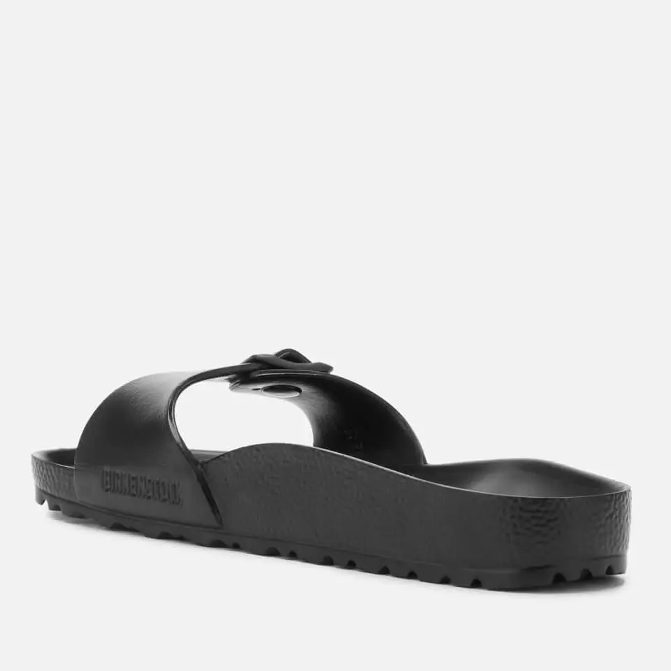 Birkenstock BIRKENSTOCK WOMEN'S MADRID SLIM FIT EVA SINGLE STRAP SANDALS - BLACK 2