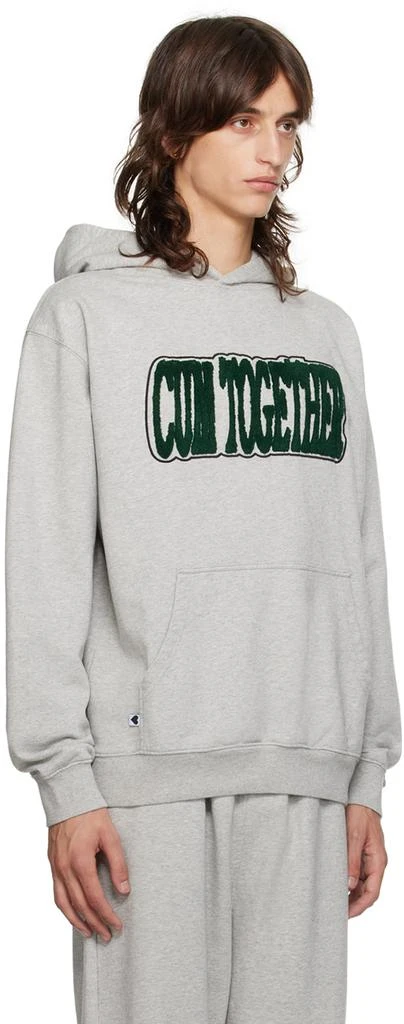 Carne Bollente Gray Together With A Twist Hoodie 2