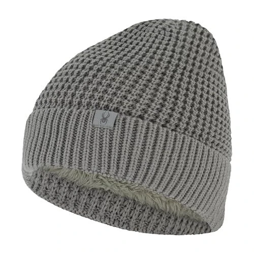 Spyder Spyder Womens Waffle Knit Ribbed Cuff Beanie