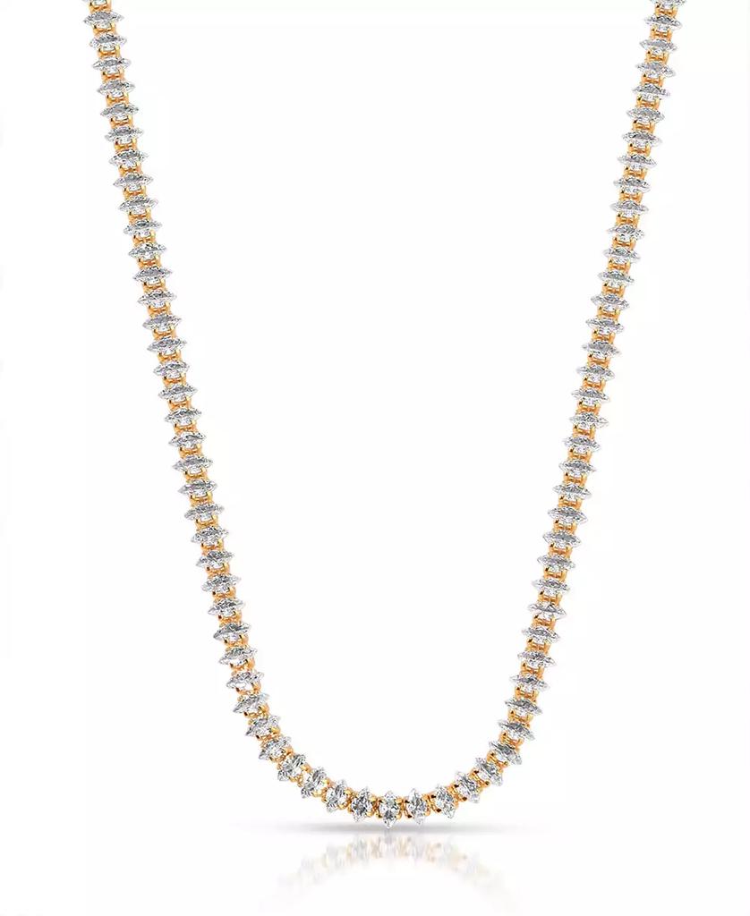 Ettika Jewelry 18K Gold Marquise Cubic Zirconia Necklace