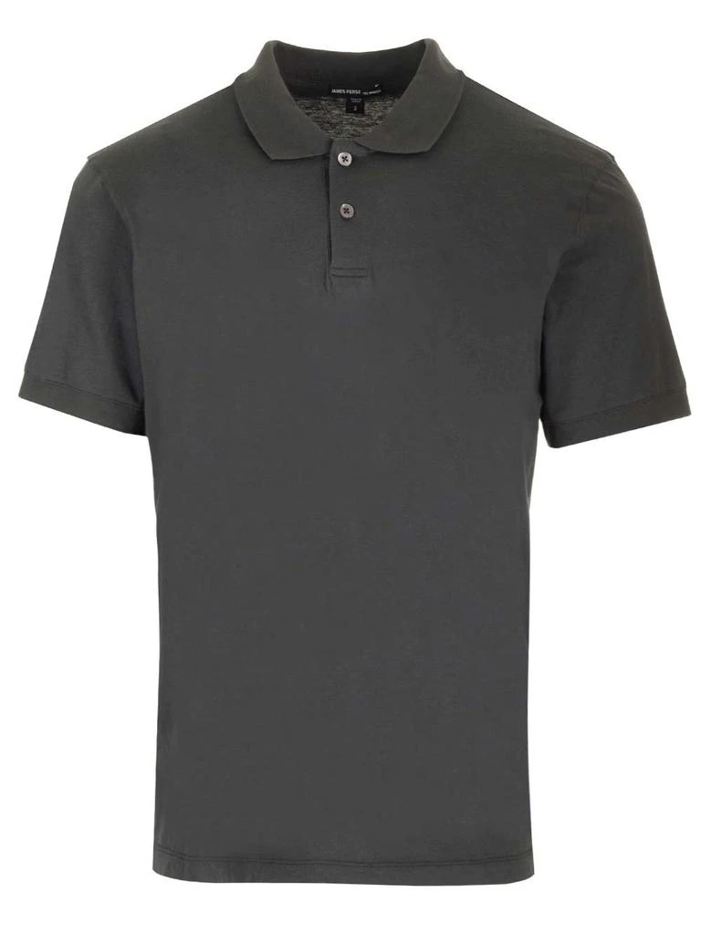 James Perse James Perse Luxe Lotus Jersey Polo Shirt 1