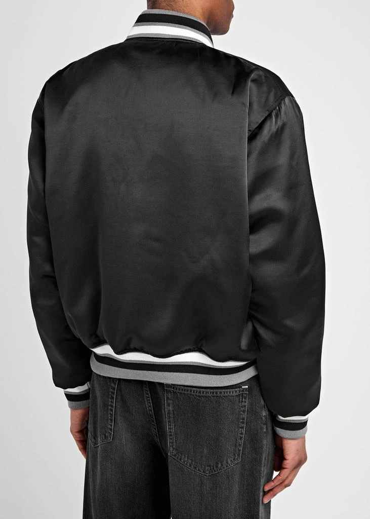 Warren Lotas Serenity Reaper embroidered satin bomber jacket 3