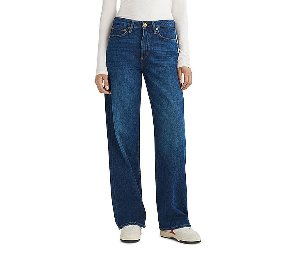 rag & bone Logan High Rise Straight Jeans in Annalise 1