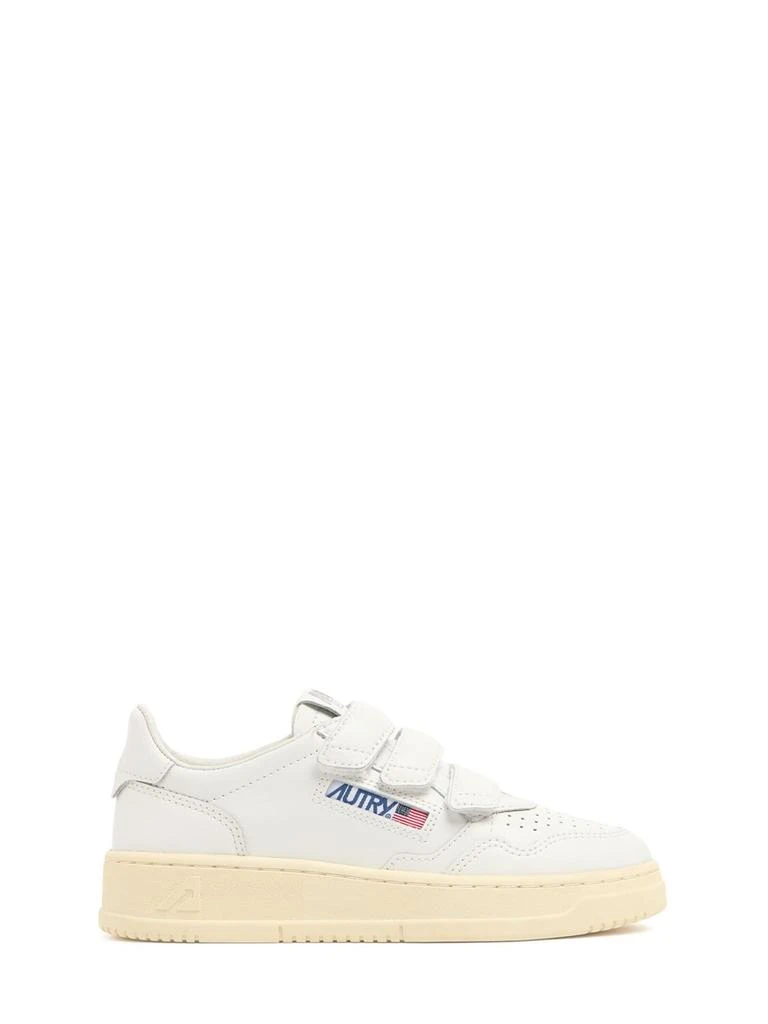 Autry Kidstripes Low Leather Strap Sneakers 1