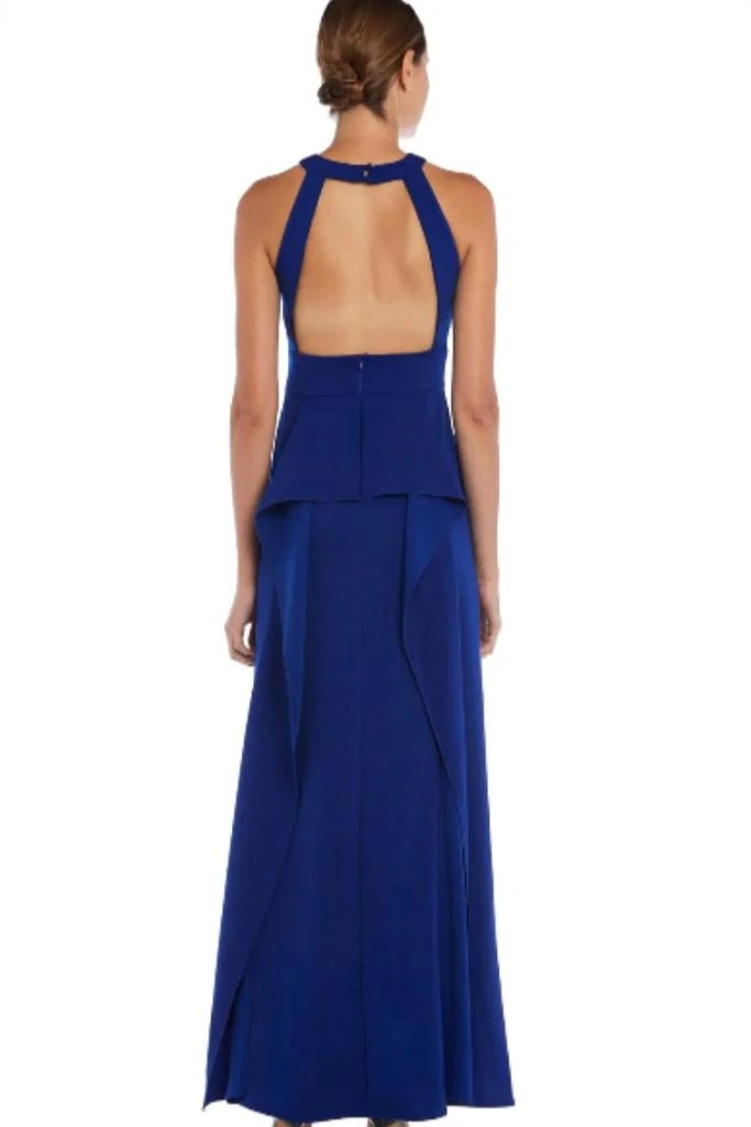 green emerald velvet dress MGNY Madeline Gardner New York 72614 Long Formal Dress