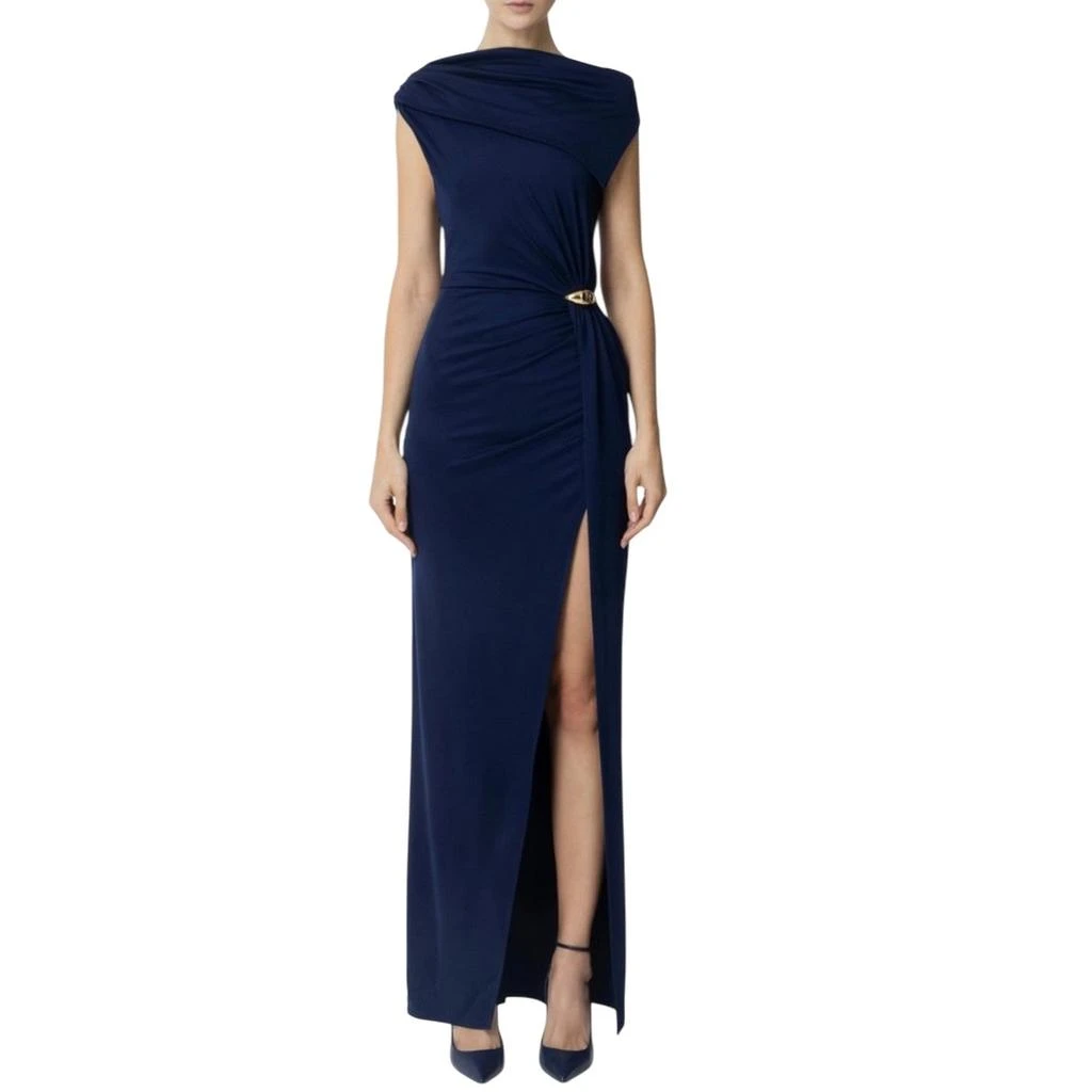 ELISABETTA FRANCHI casual woman clothes Elisabetta Franchi - woman's dress - blue 1
