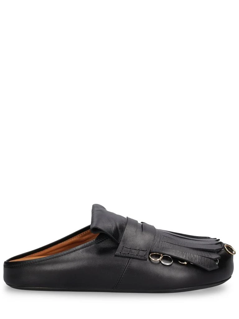 Marni Piercing Leather Loafers 1