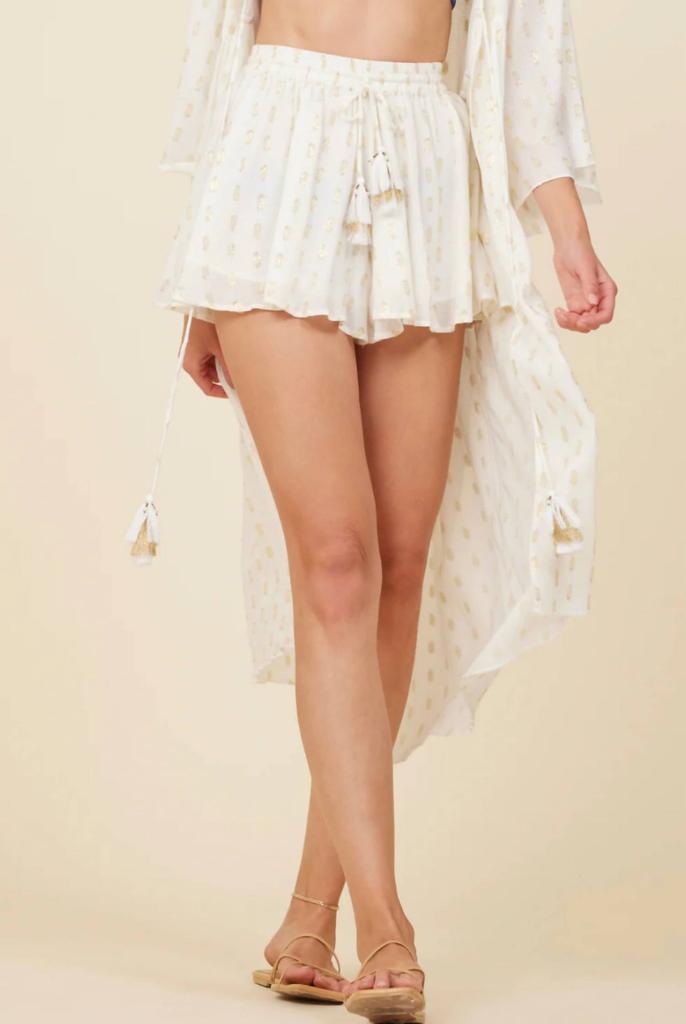 Surf Gypsy Surf Gypsy - Clipped Metallic Shorts