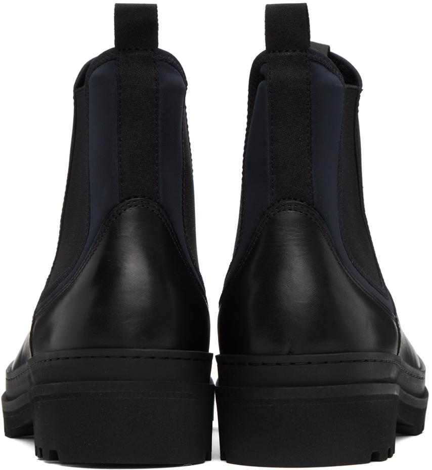 A.P.C. Black Adrien 2.0 Chelsea Boots