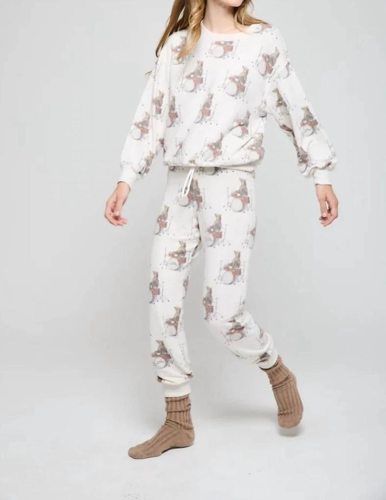 ATF All Time Favorite Sweatsuit Set In Drummer Bears 2