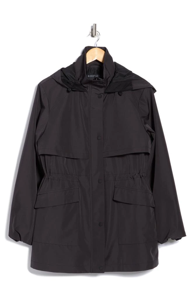 Bernardo Hooded Long Raincoat 4