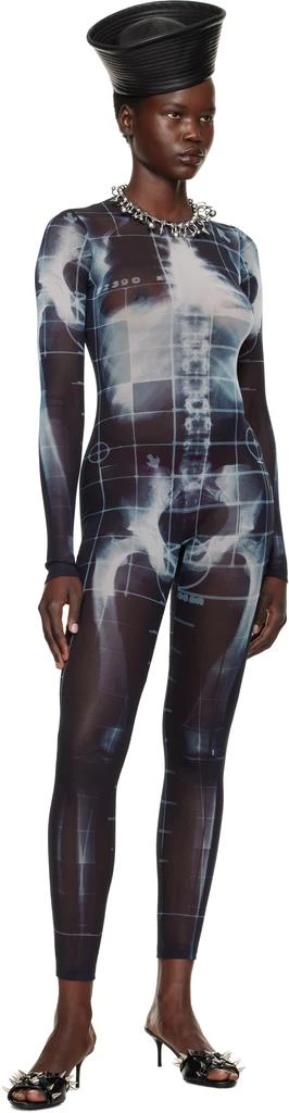 Jean Paul Gaultier Black & Blue 'The Squeletor' Jumpsuit 4