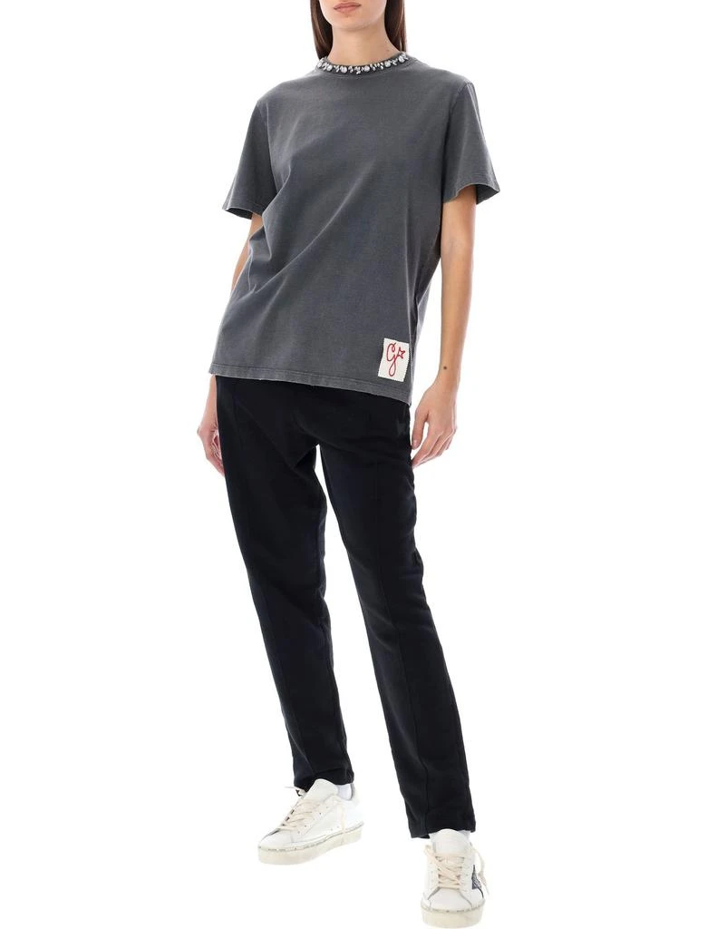 Golden Goose Golden Goose Deluxe Brand Embellished Crewneck Short-Sleeved T-Shirt 4