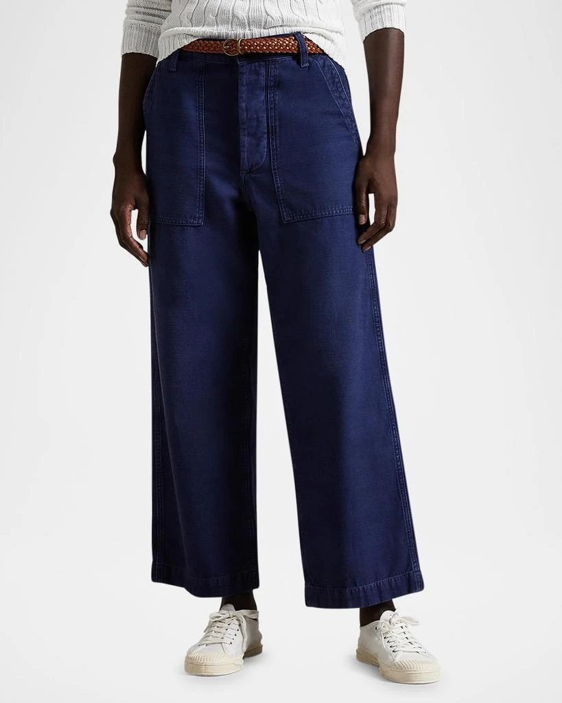 Ralph Lauren Ricky Wide-Leg Crop Pants 4