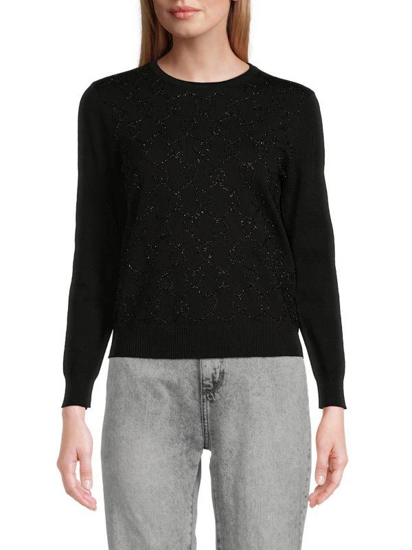 YAL New York Shimmer Stitch Sweater 1
