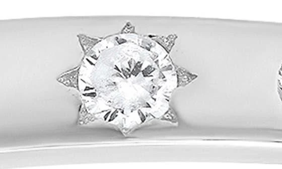 Queen Jewels Sterling Silver Celestial Cubic Zirconia Band Ring 3