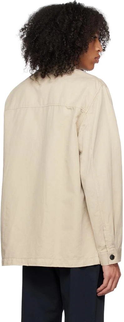 Sunspel Beige Patch Pocket Jacket 3