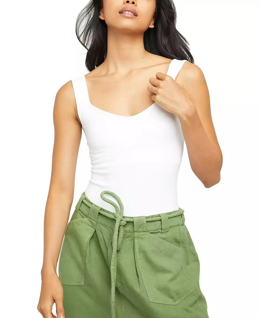 Free People Women's Clean Lines Thong Bodysuit 4