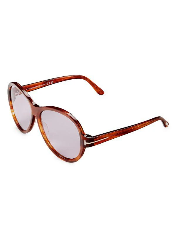 TOM FORD 59MM Oval Sunglasses 2