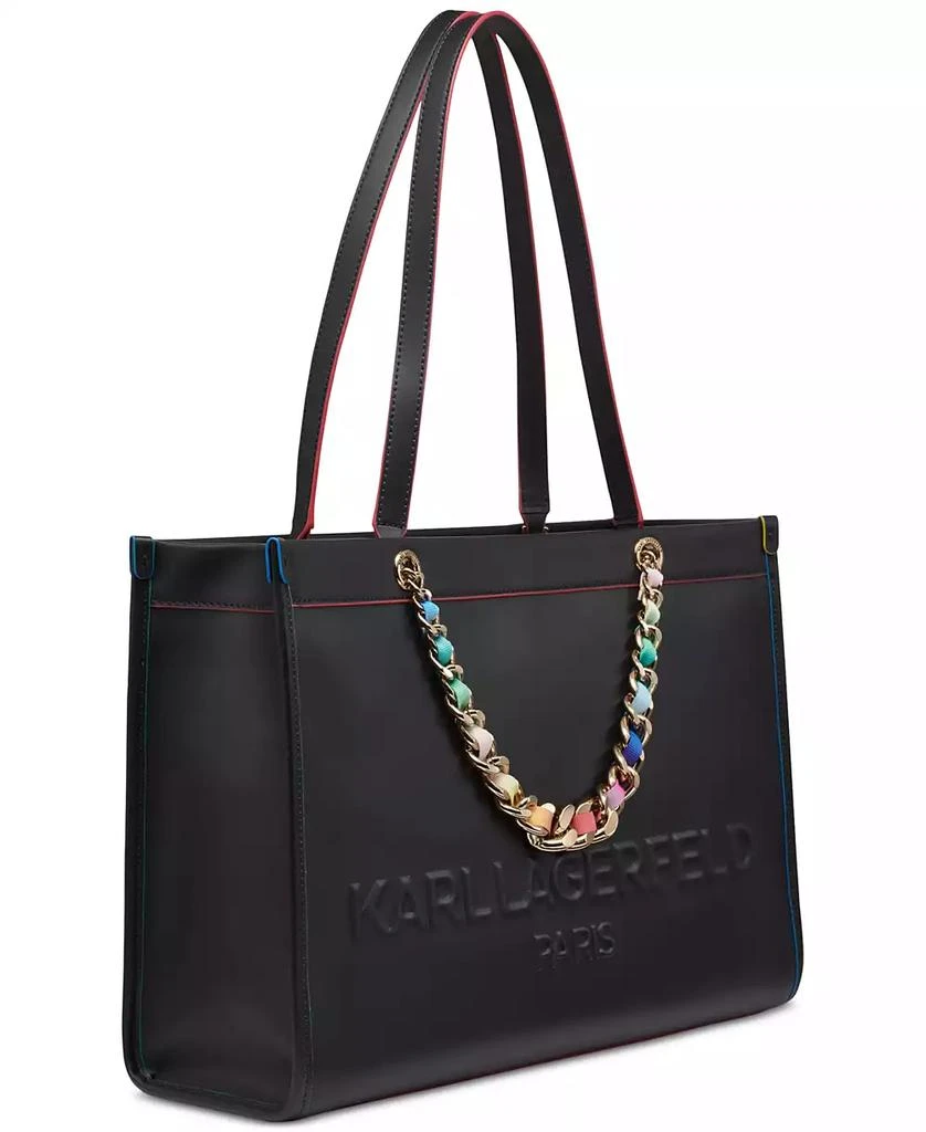 Karl Lagerfeld Paris Savoie Large Leather Tote 4