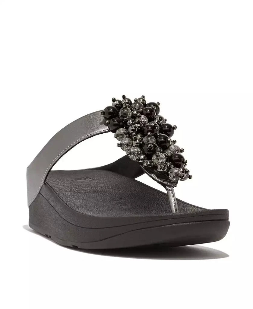 FitFlop Women's Fino Bauble-Bead Toe-Post Sandals 1