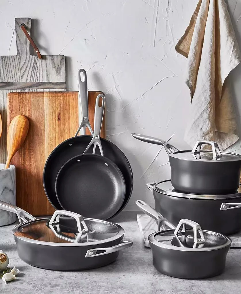ZWILLING ZWILLING Motion 10 Pc Aluminum Hard Anodized Nonstick Cookware Set 2