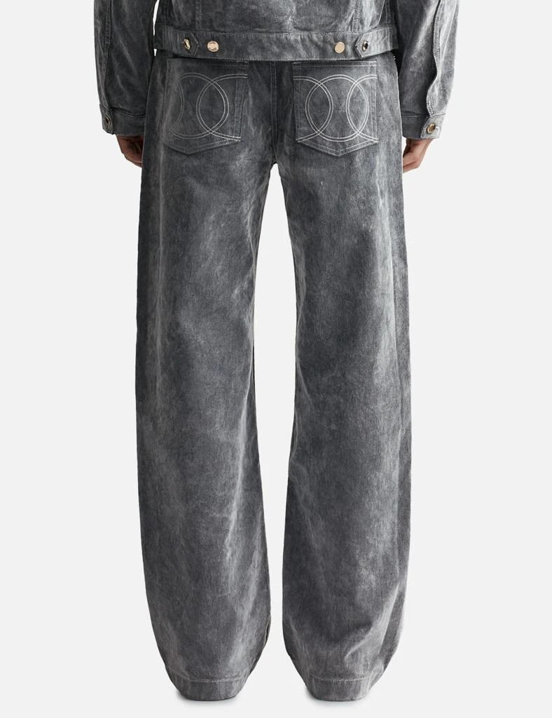 Casablanca Peach Denim Jeans 4