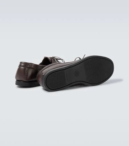 Saman Amel City Moc leather boat shoes 7