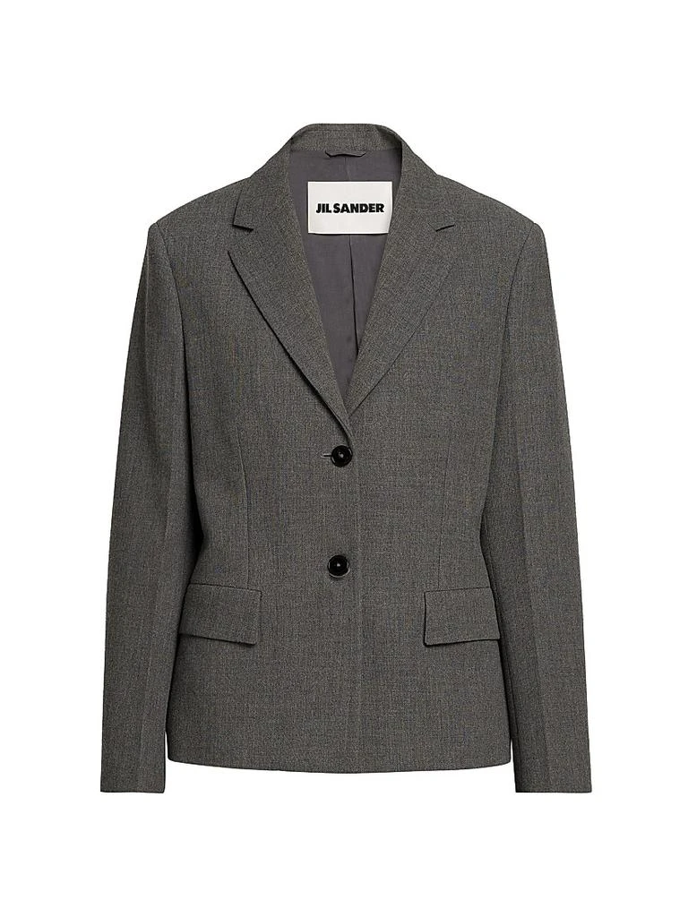Jil Sander Wool Single-Breasted Jacket 1