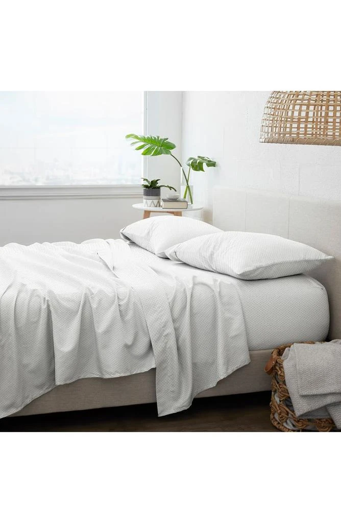 IENJOY HOME HOME SPUN Premium Ultra Soft Polaris Pattern 4-Piece Bed Sheet Set 2