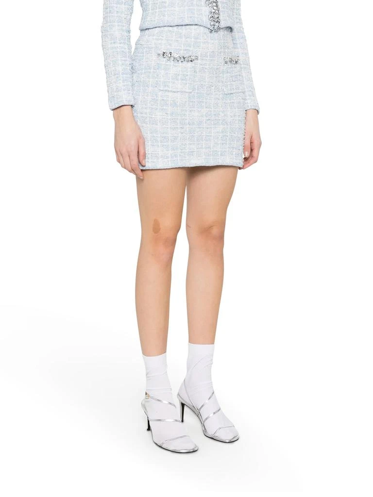 Self-portrait BOUCLE MINI SKIRT 3