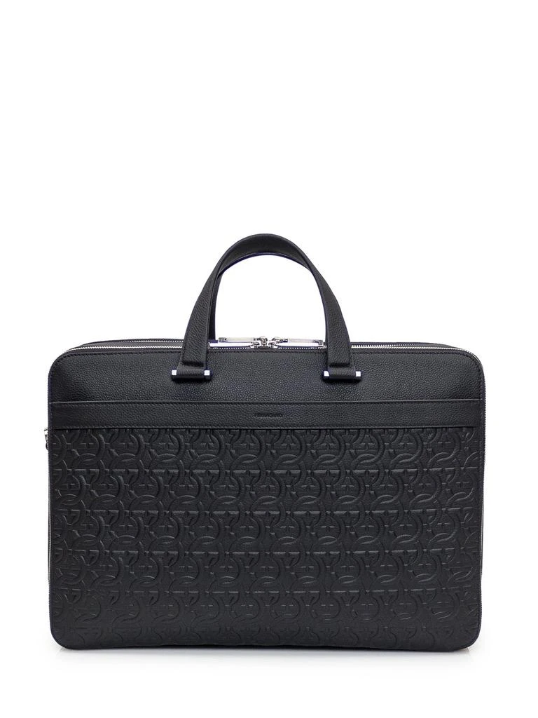 Salvatore Ferragamo Ferragamo Gancini Embossed Briefcase 1