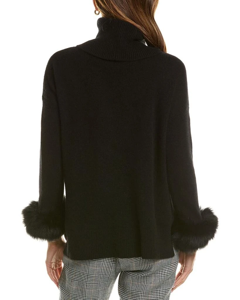 Hannah Rose Cashmere Turtleneck Sweater 2