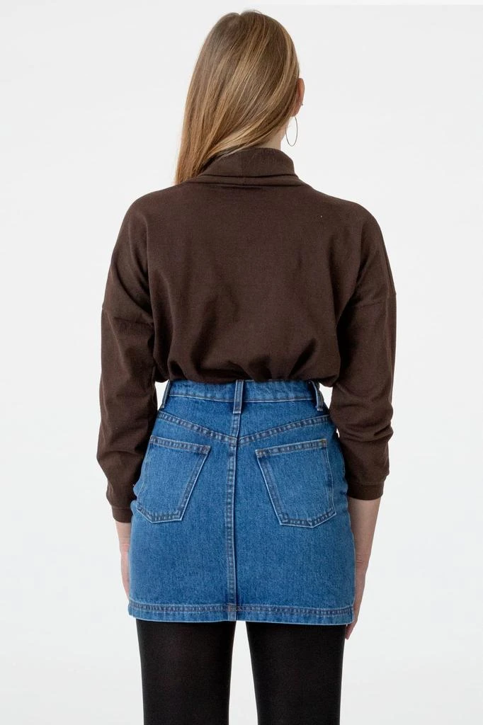 Los Angeles Apparel RDNW33 - Denim High Waist Pencil Skirt 12