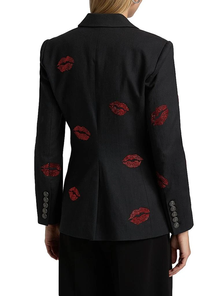 Cinq à Sept Cheyenne Kissing Booth Denim Blazer 5