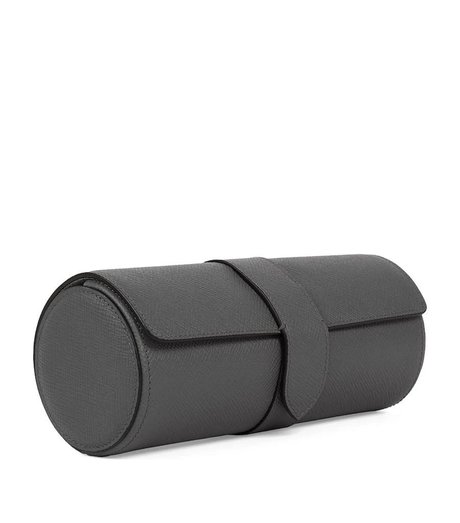 SMYTHSON Leather Panama Watch Roll 2