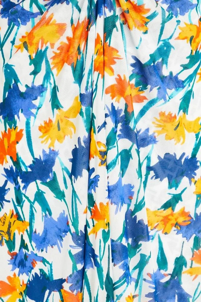 Diane von Furstenberg Koren reversible printed stretch-mesh dress 4