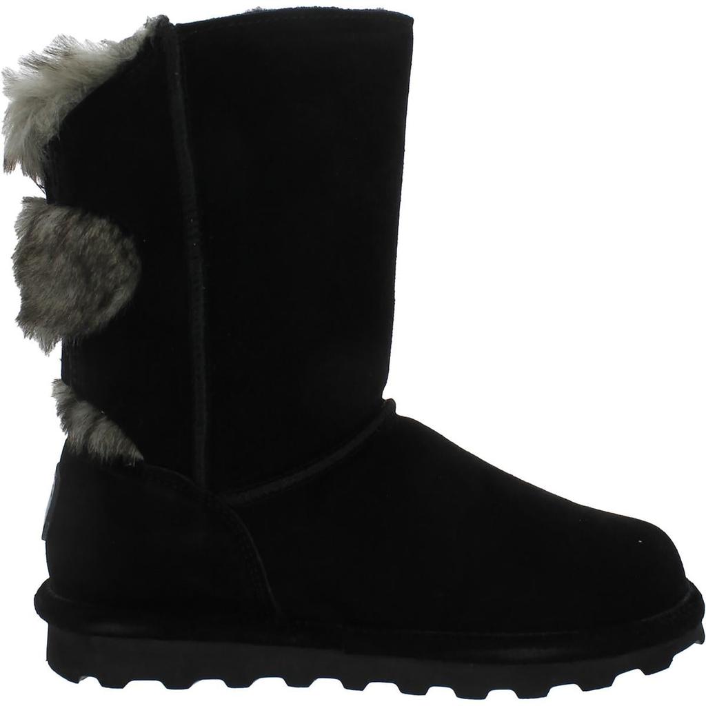 BEARPAW Eloise Womens Suede Wool Blend Winter & Snow Boots