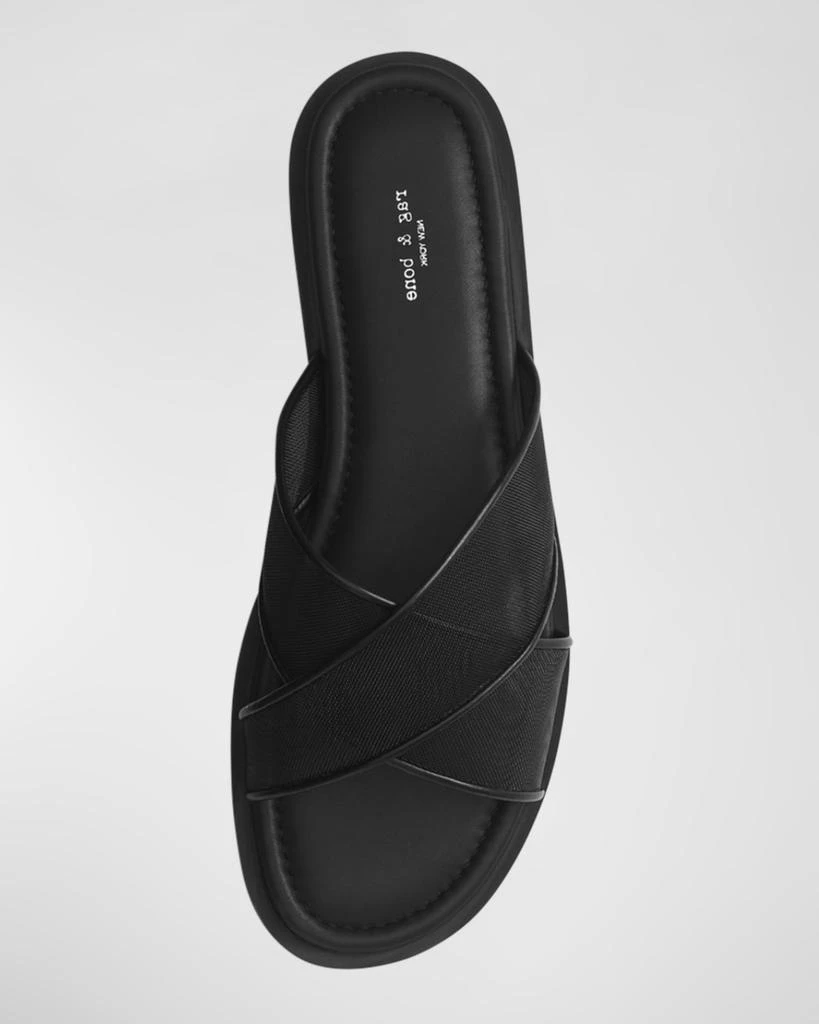 Rag & Bone Geo Mesh Crisscross Slide Sandals 4