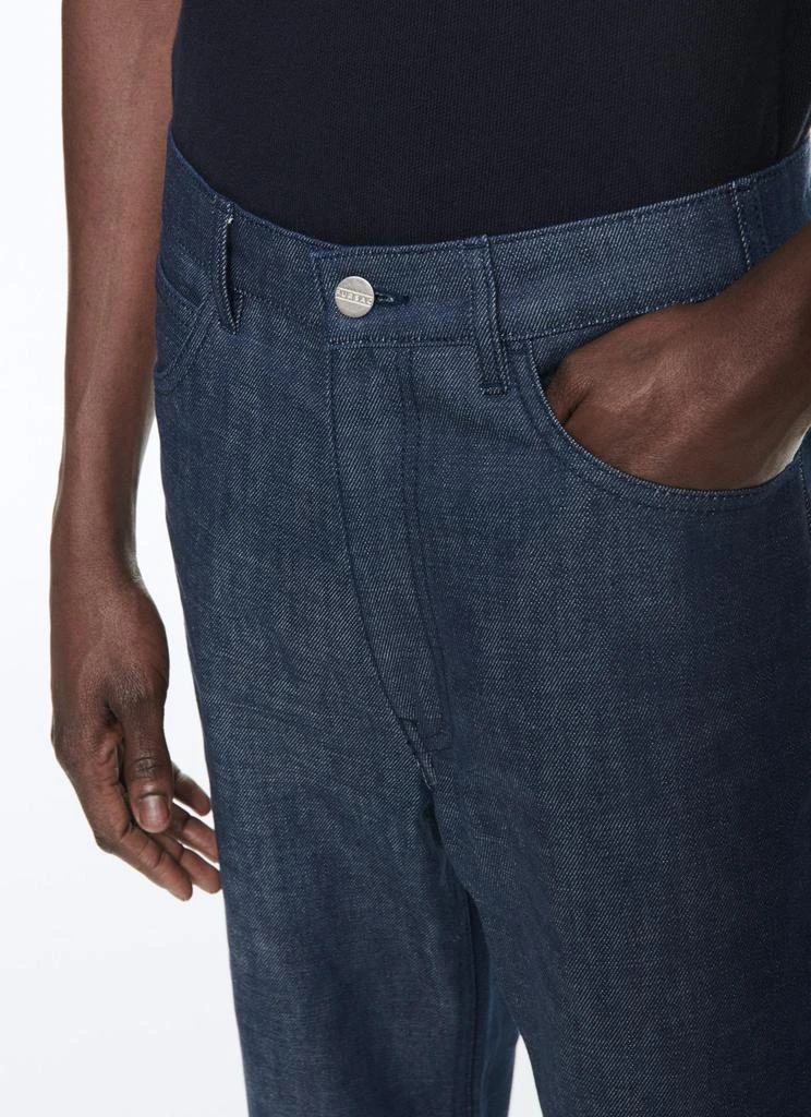 预计3周后发货 Fursac Pantalon Flare En Toile De Coton Denim - Indigo - Homme 2