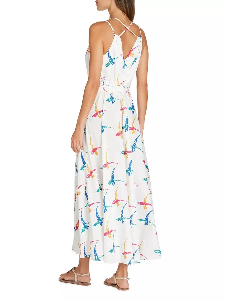 VALIMARE Amelia Abstract Wrap Dress 3