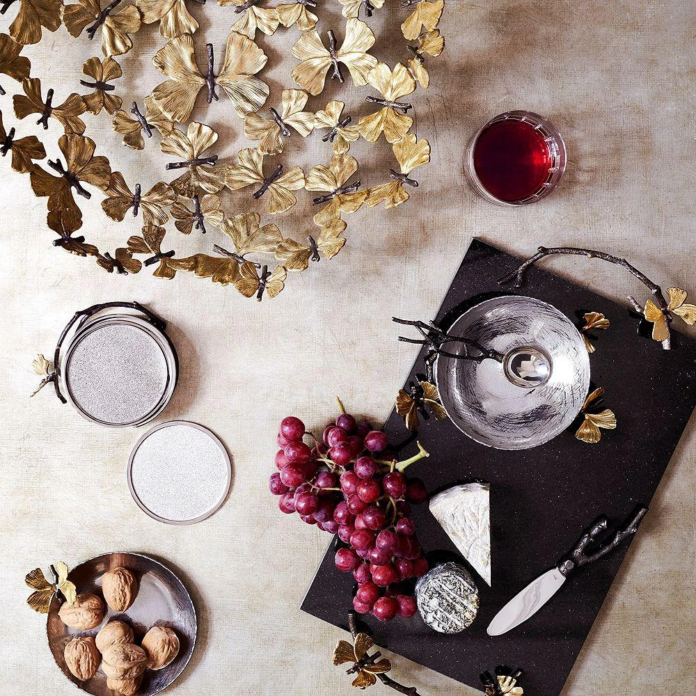 Michael Aram Butterfly Ginkgo Coaster, Set of 6 2