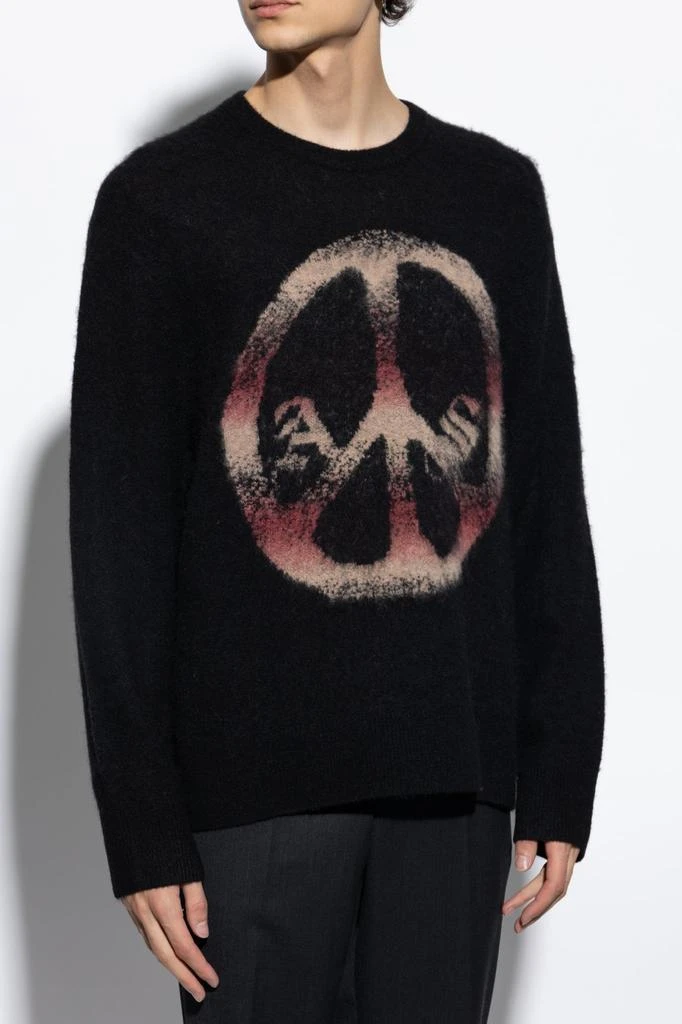 ALL SAINTS Allsaints Peace Symbol Knit Sweater 3