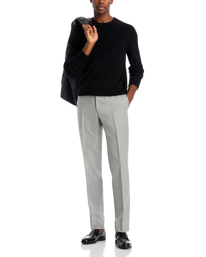 Canali Capri Mélange Solid Slim Fit Dress Pants 2