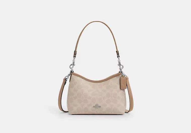 Coach Laurel Small Shoulder Bag In Signature Canvas